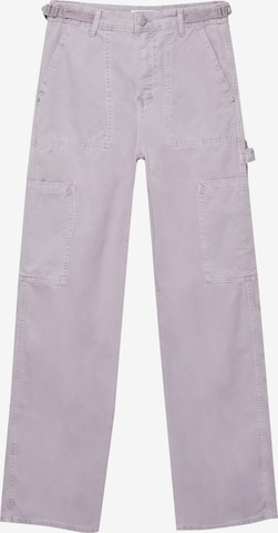 Pull&Bear Regular Jeans in Lila: voorkant