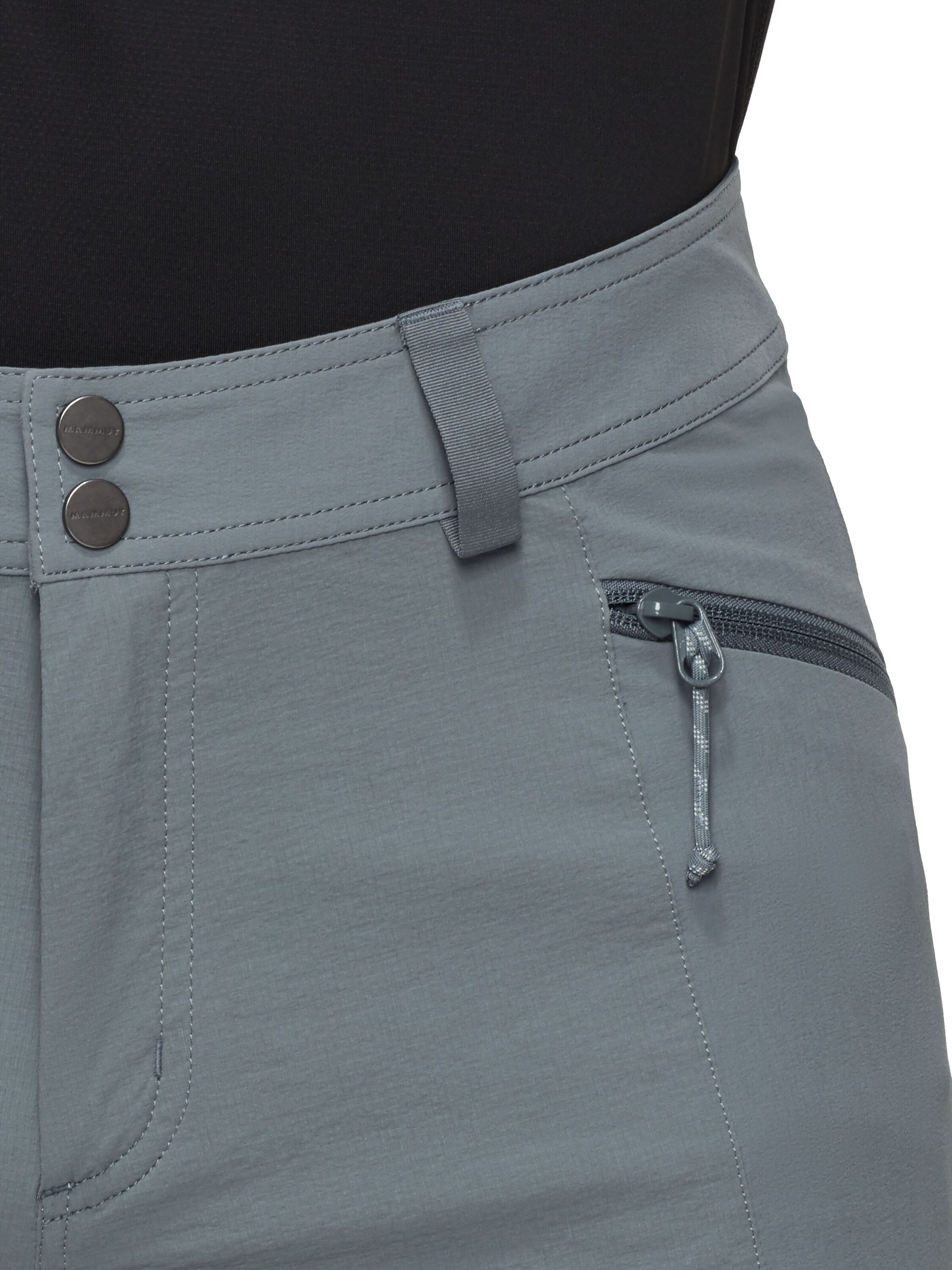 MAMMUT Regular Outdoor Pants 'Ducan' in Grey
