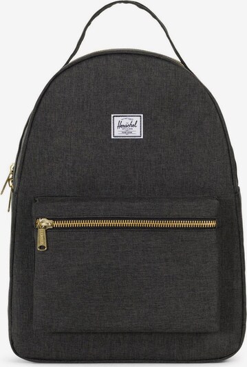 Herschel Rucksack 'Nova' in schwarzmeliert / weiß, Produktansicht