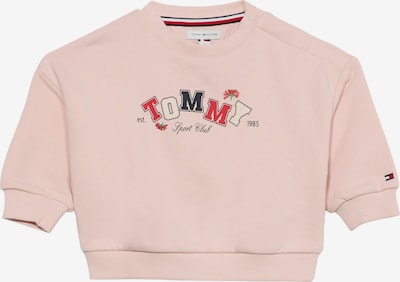 TOMMY HILFIGER Sweatshirt in 74 in Navy / Rose / Red / Off white, Item view