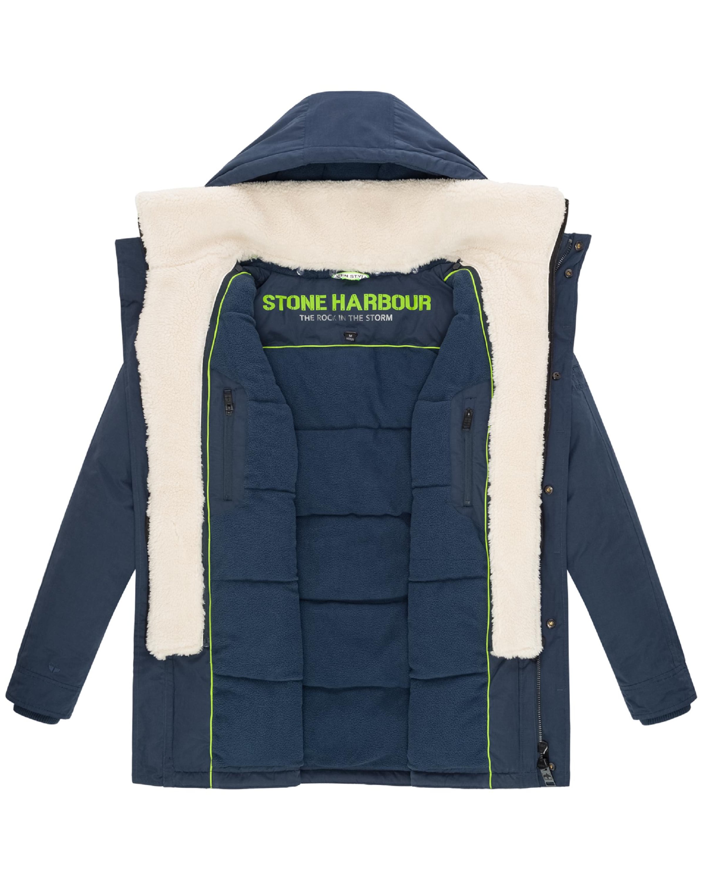 STONE HARBOUR Talvemantel 'Navroos XX', värv sinine