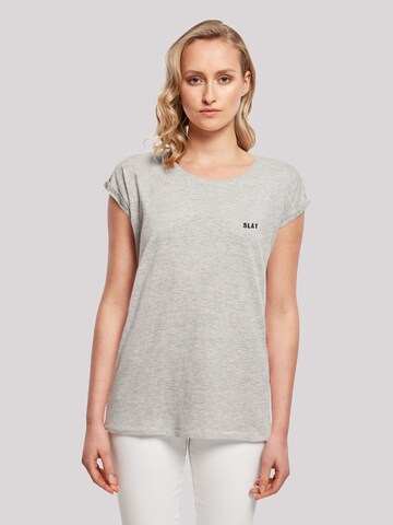 T-shirt 'Slay' F4NT4STIC en gris : devant