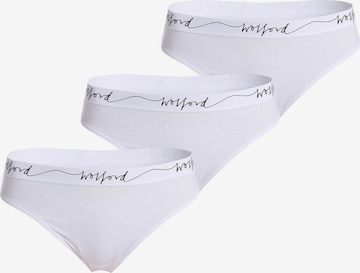 Wolford Panty ' Beauty Cotton Bikini ' in White: front