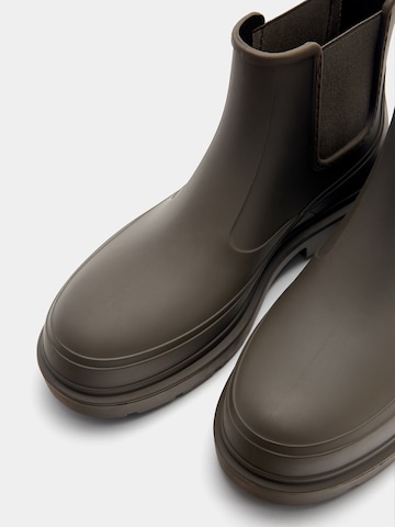 Pull&Bear Rubber Boots in Green