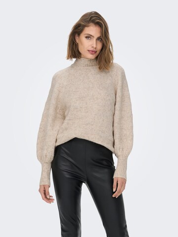 ONLY Pullover 'Celina' i beige: forside