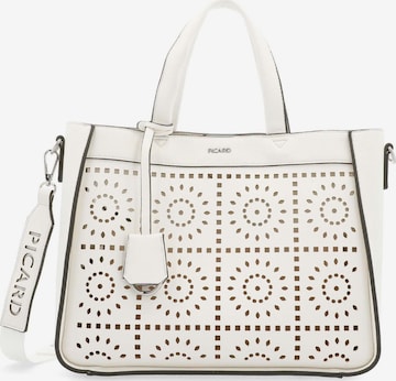 Picard Handtasche 'Madeira' in Weiß: Vorderseite