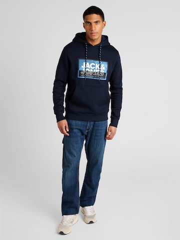 JACK & JONES Sweatshirt 'LOGAN' in Blau