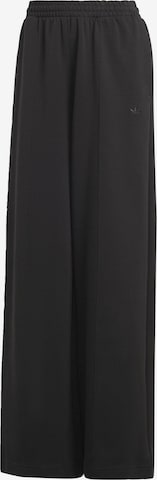 ADIDAS ORIGINALS Wide leg Pants 'Premium Essentials' in Black: front