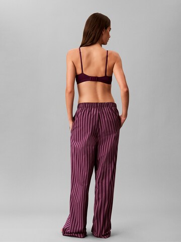 purpurinė Calvin Klein Underwear Pižaminės kelnės