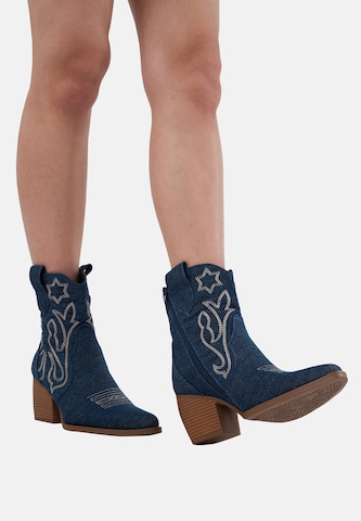 Stivale da cowboy di Salinyang in blu