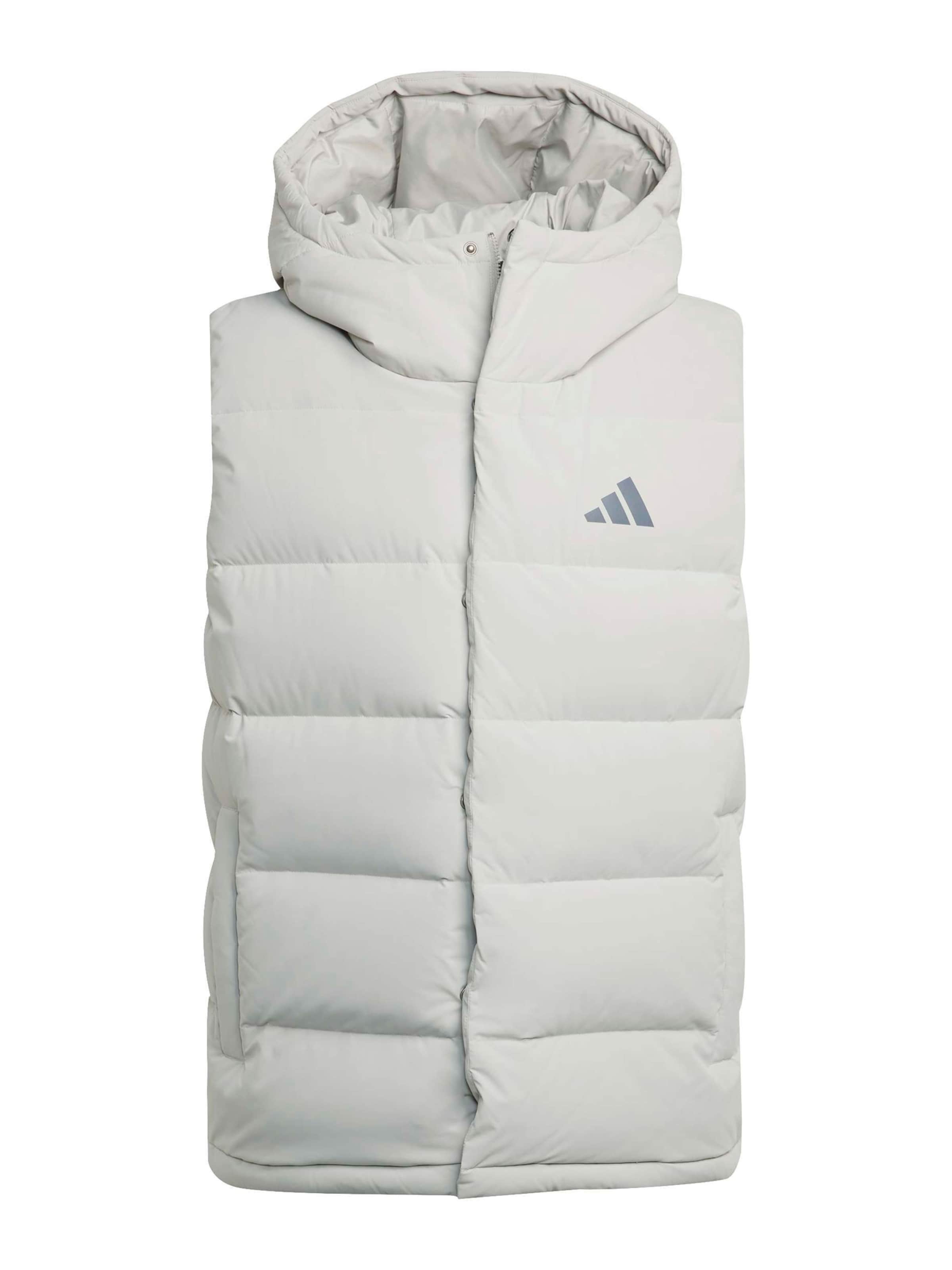 ADIDAS SPORTSWEAR Αθλητικό γιλέκο 'HELIONIC' σε γκρι: μπροστά