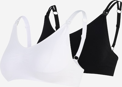 Lindex Maternity Soutien-gorge d’allaitement en noir / blanc, Vue avec produit