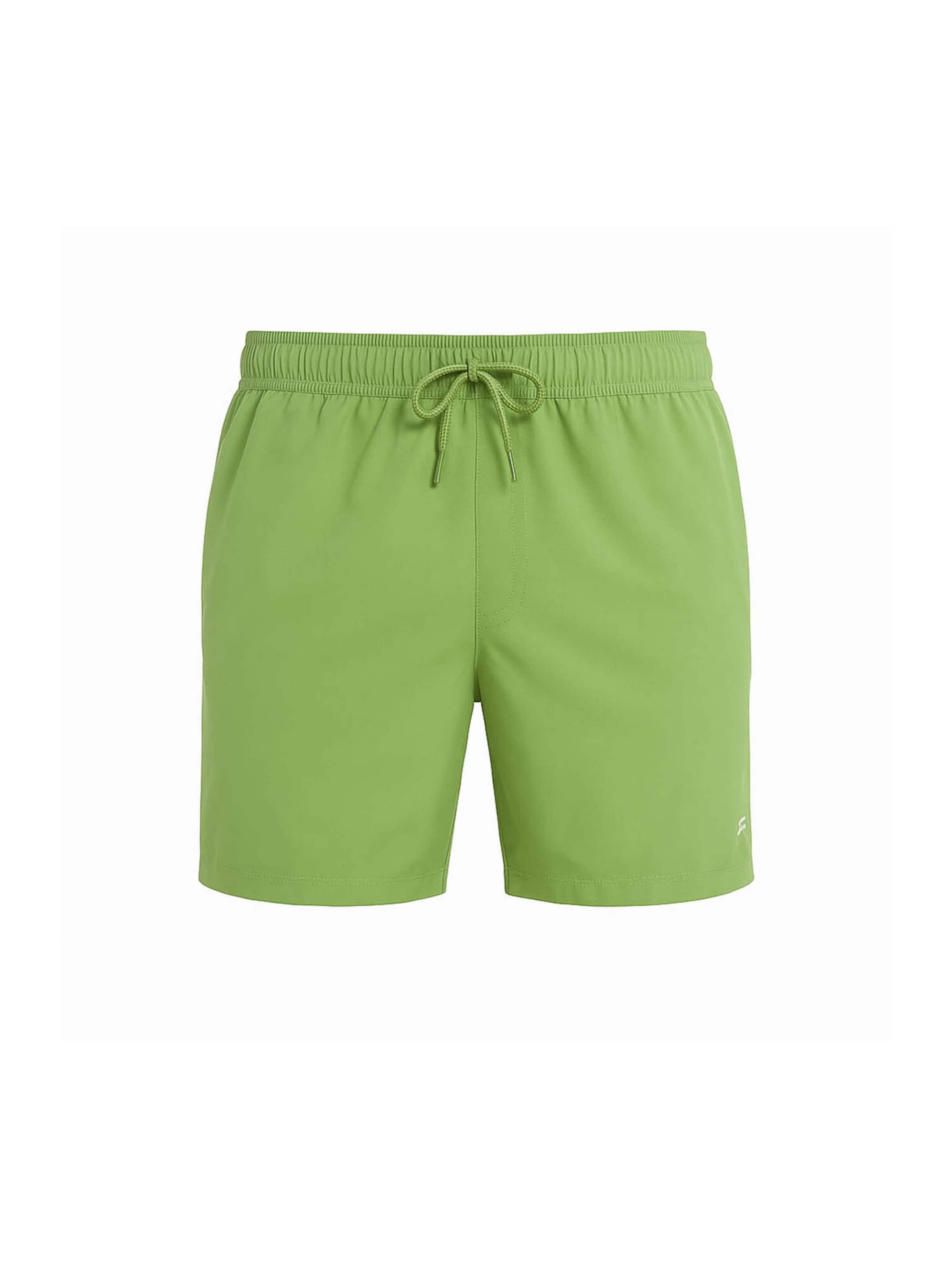 Blackspade Swimming shorts ' Short Uni mit kurzem Bein ' in Green: front
