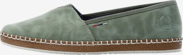 Espadrillas di Rieker in verde