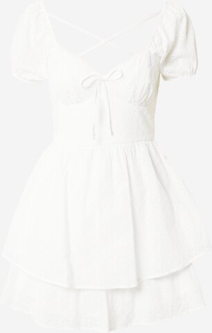HOLLISTER Cocktail Dress in White: front