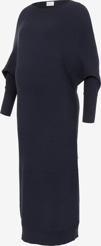 MAMALICIOUS Knit dress 'Hedvig' in Blue: front