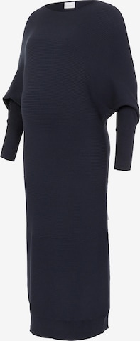 MAMALICIOUS Knitted dress 'Hedvig' in Blue: front