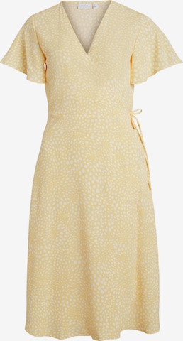 VILA فستان 'Lovie' بلون أصفر: الأمام