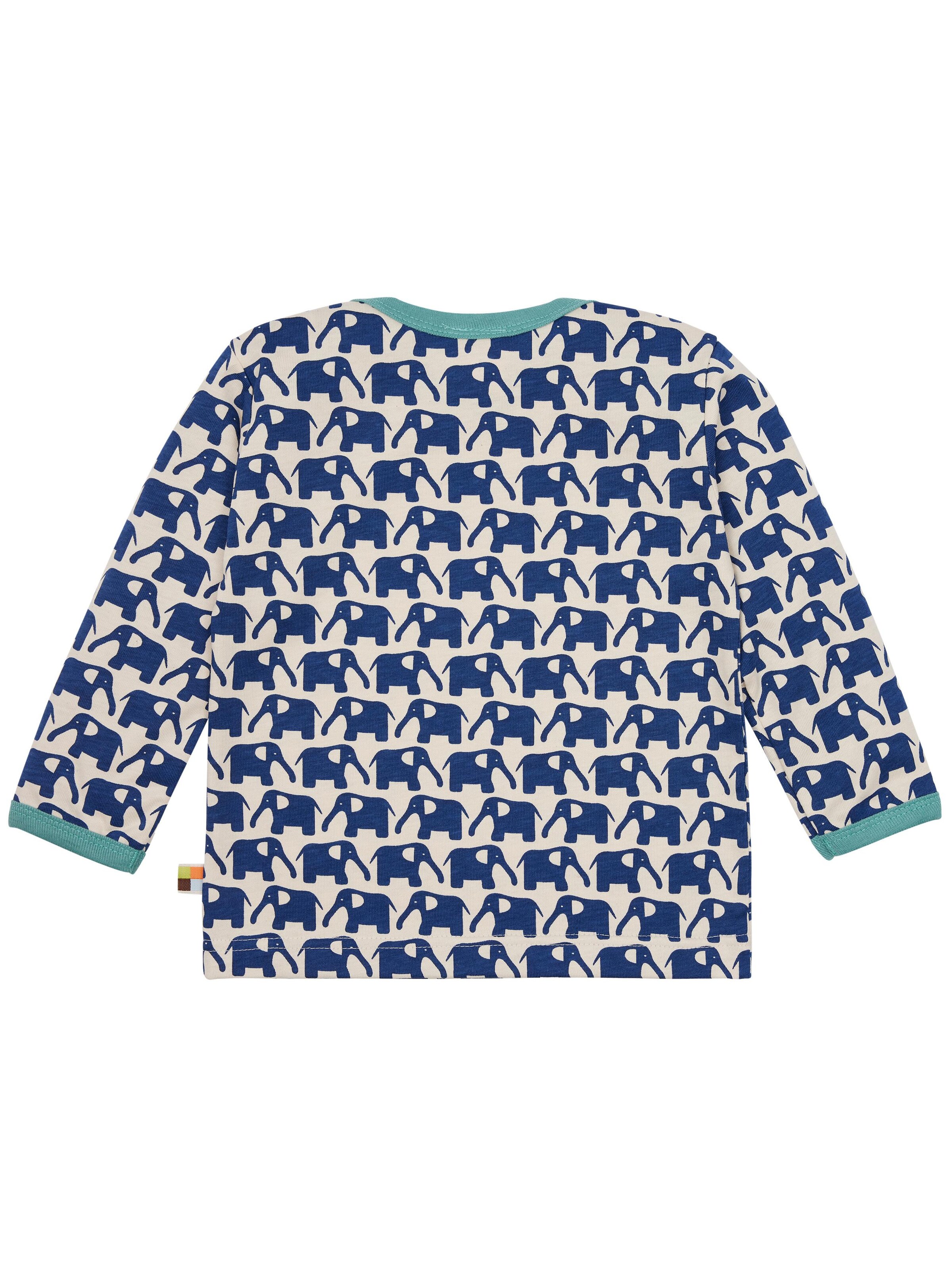 loud + proud Shirt 'Elefanten' in Blue