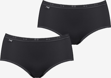 Slip ' Basic+ ' SLOGGI en noir : devant