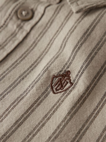 NAME IT Regular fit Button up shirt in Beige
