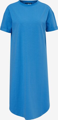 QS - Vestido oversized em azul: frente