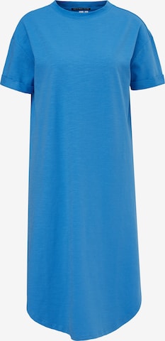 QS - Vestido oversized em azul: frente