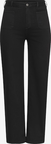 Wide Leg Pantalon ' KCBrookie' KAFFE CURVE en noir : devant