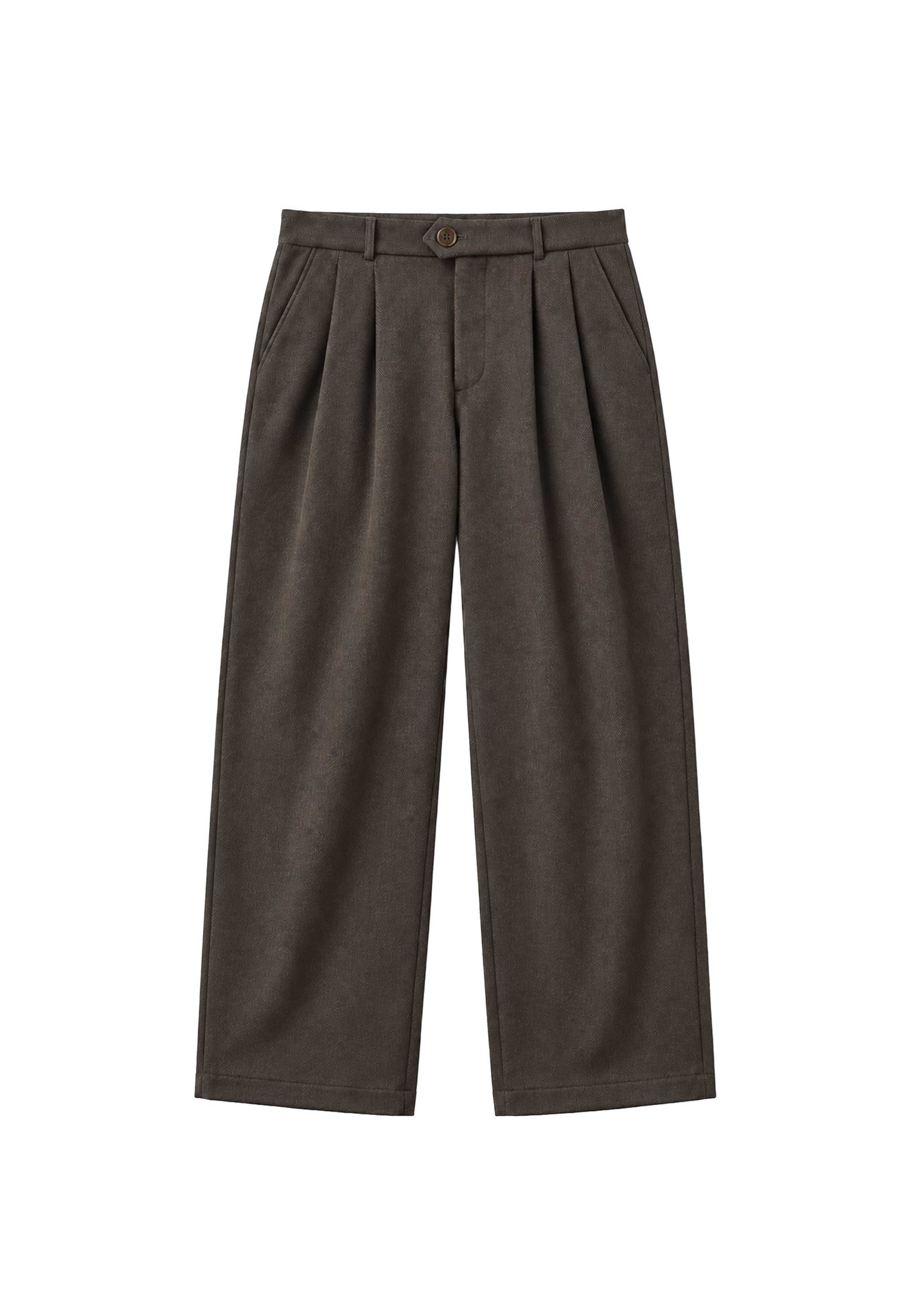 Pantalon à pince 'Powder' Prohibited en marron : devant