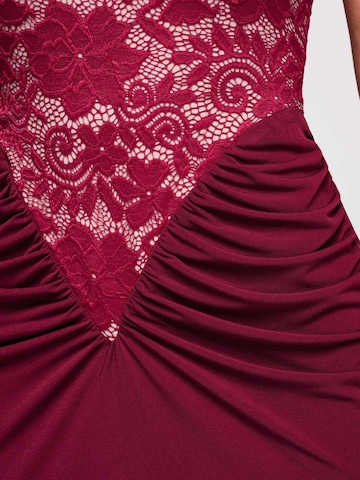 Ombre Abendkleid‌‌‌‌‌ in Rot