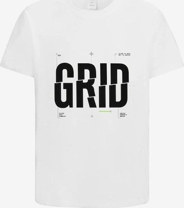 HUSKSWARE Shirt in Weiß: Vorderseite