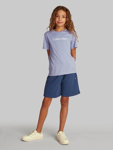Maglietta di Calvin Klein Jeans in lilla: frontale