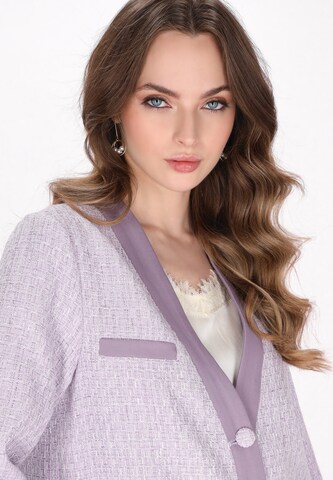 DreiMaster Klassik Tussenmantel 'Classic Look' in Lila