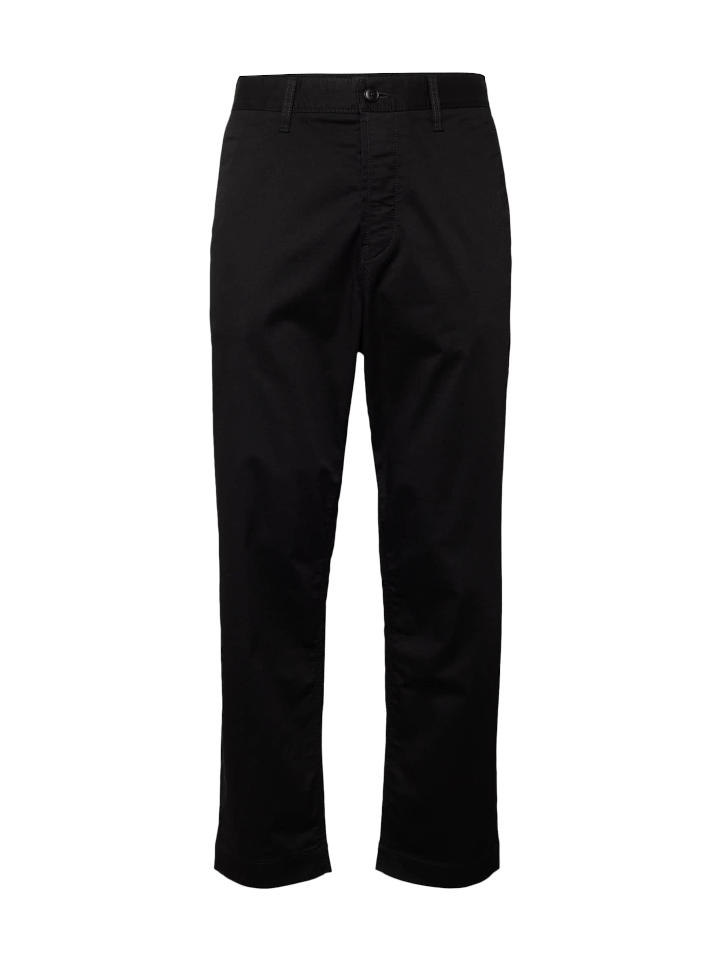 BOSS Regular Trousers 'Statum-1' in Black: front
