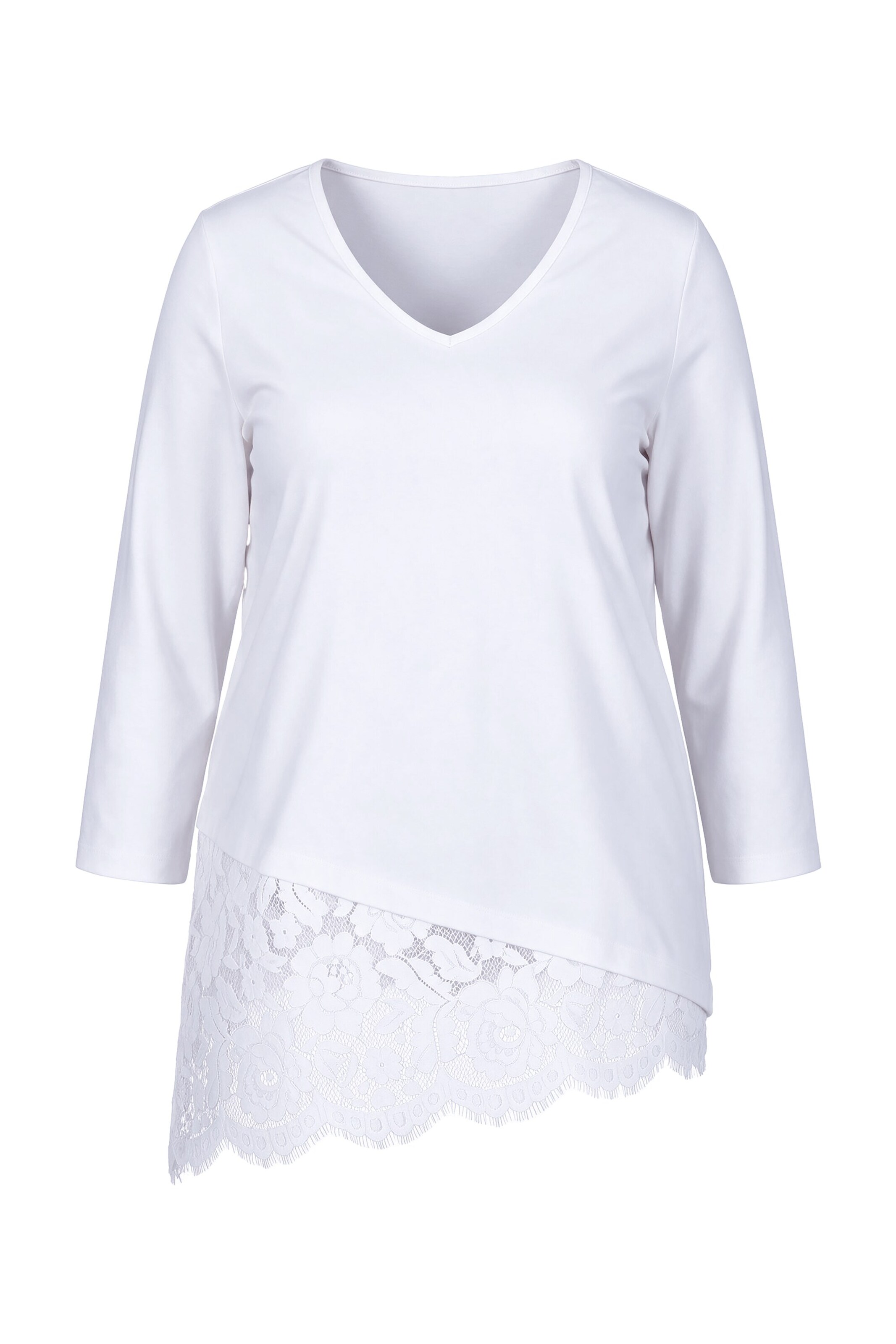 MIAMODA Shirt in White: front