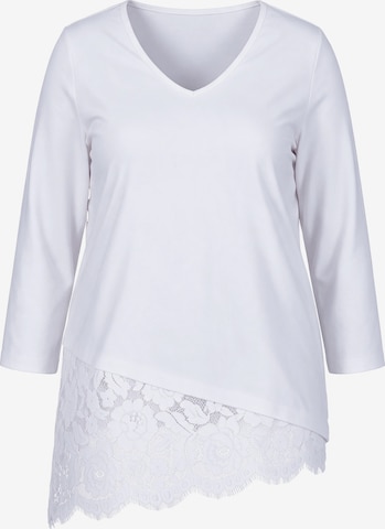 MIAMODA Shirt in White: front