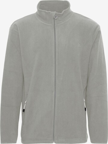 North Bend Fleece Jacket 'Cocas' in Grey: front