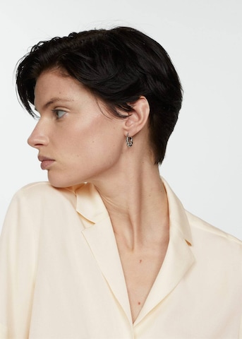 Chemisier 'Moma' MANGO en blanc