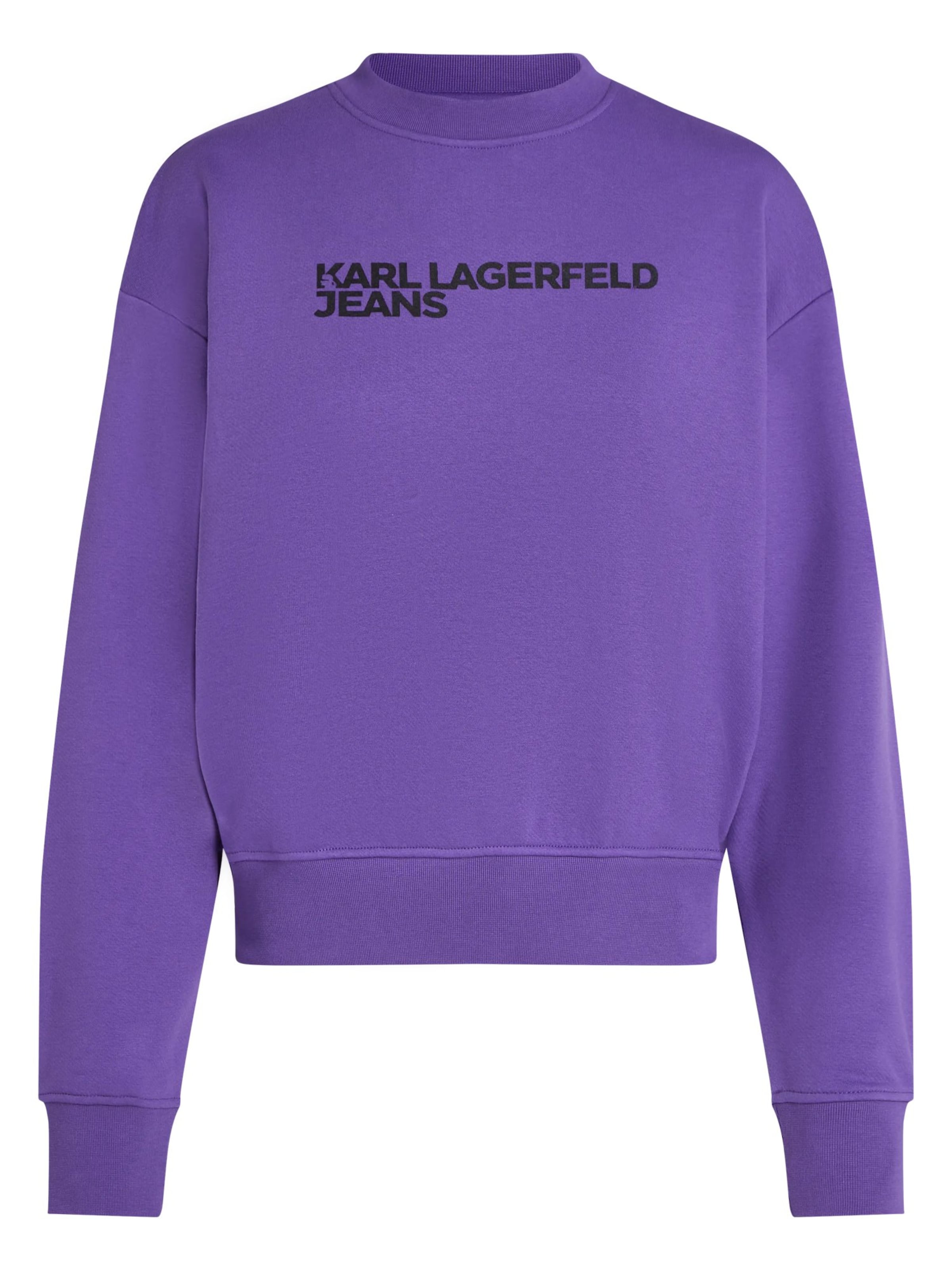 KARL LAGERFELD JEANS Sweatshirt in Lila: Vorderseite