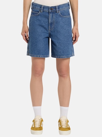 DICKIES Normalny krój Spodnie 'DICKIES 993 7 INCH CARPENTER SHORT BERMUDA' w kolorze niebieski: przód