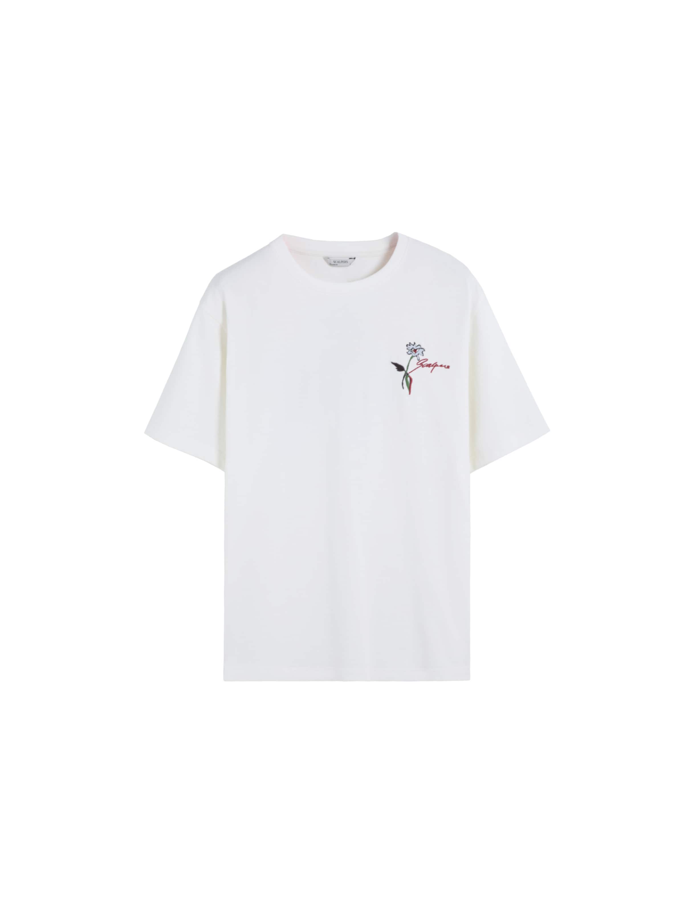 Scalpers Almost Tee ' ' in Weiß: Vorderseite