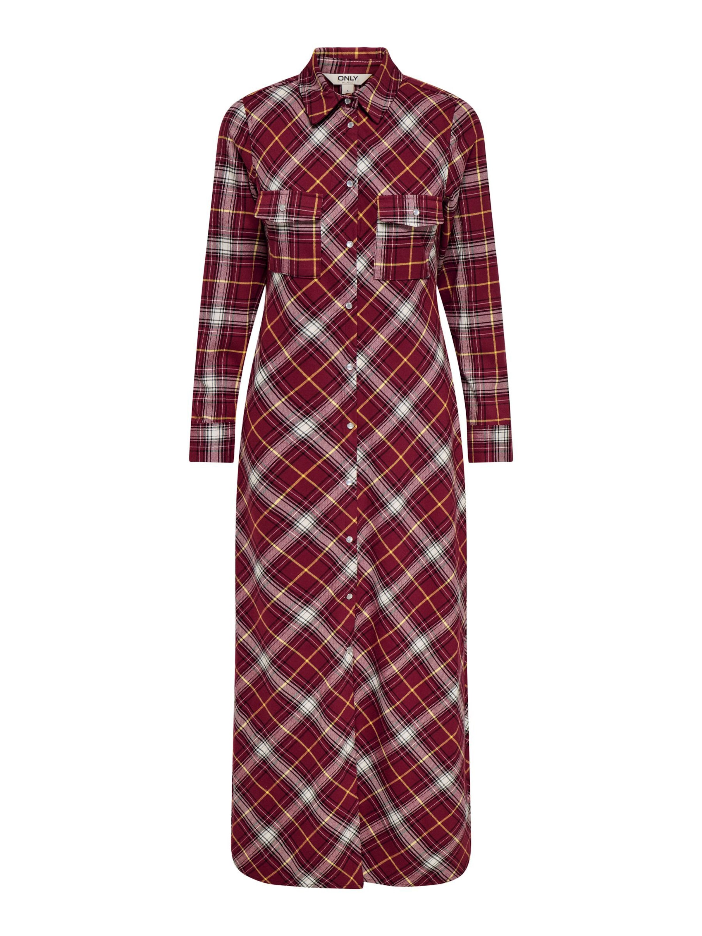 Abito camicia ONLY di colore rosso, Visualizzazione prodotti