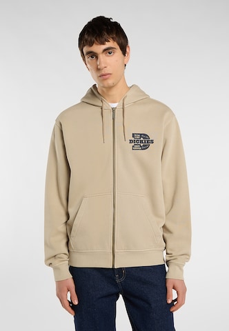 DICKIES - Casaco em moletão em bege: frente