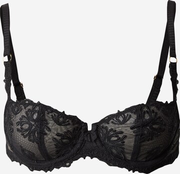 Chantelle Balconette Bra in Black: front