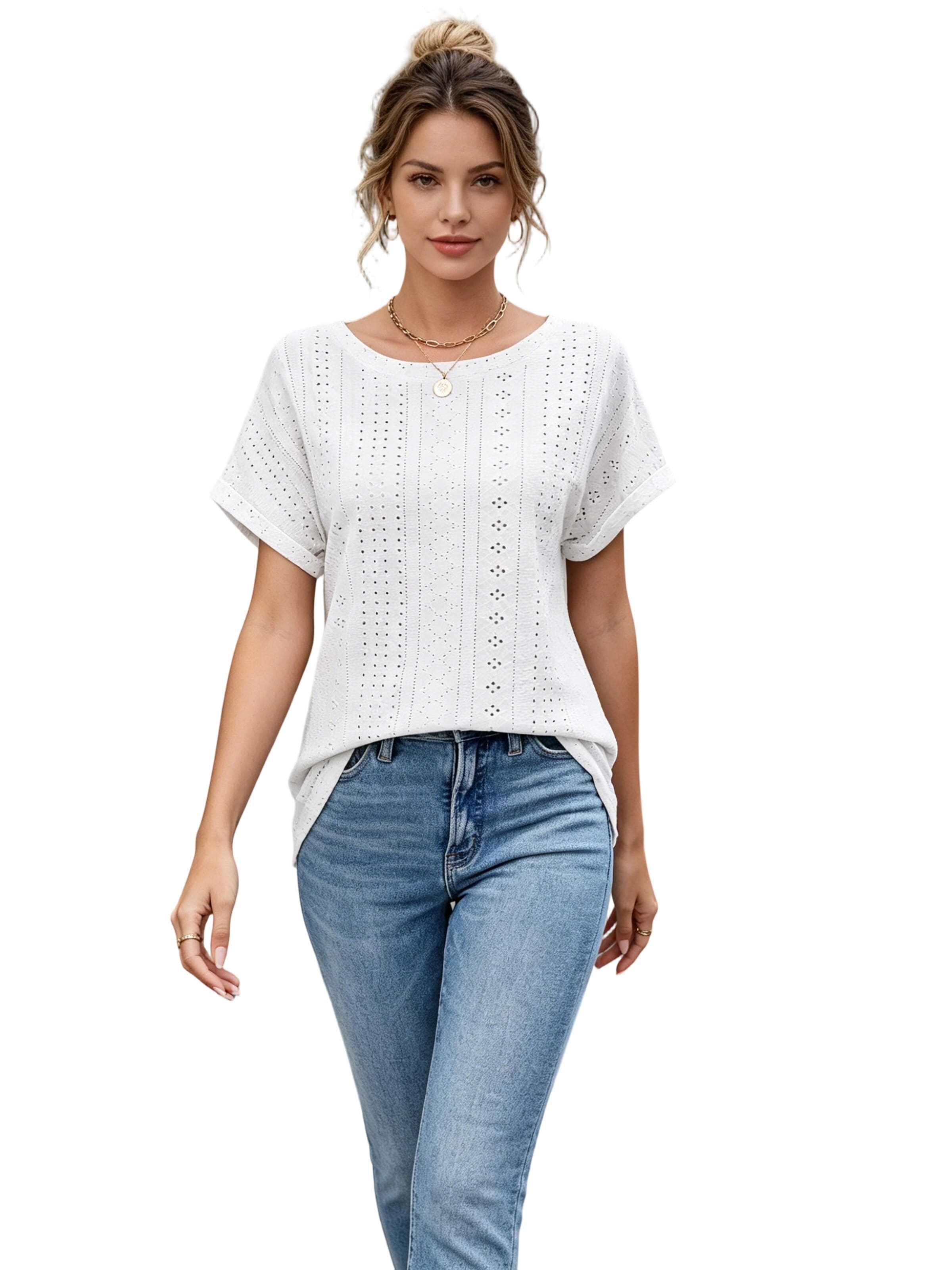 Yesfashion Shirt‌ in Weiß