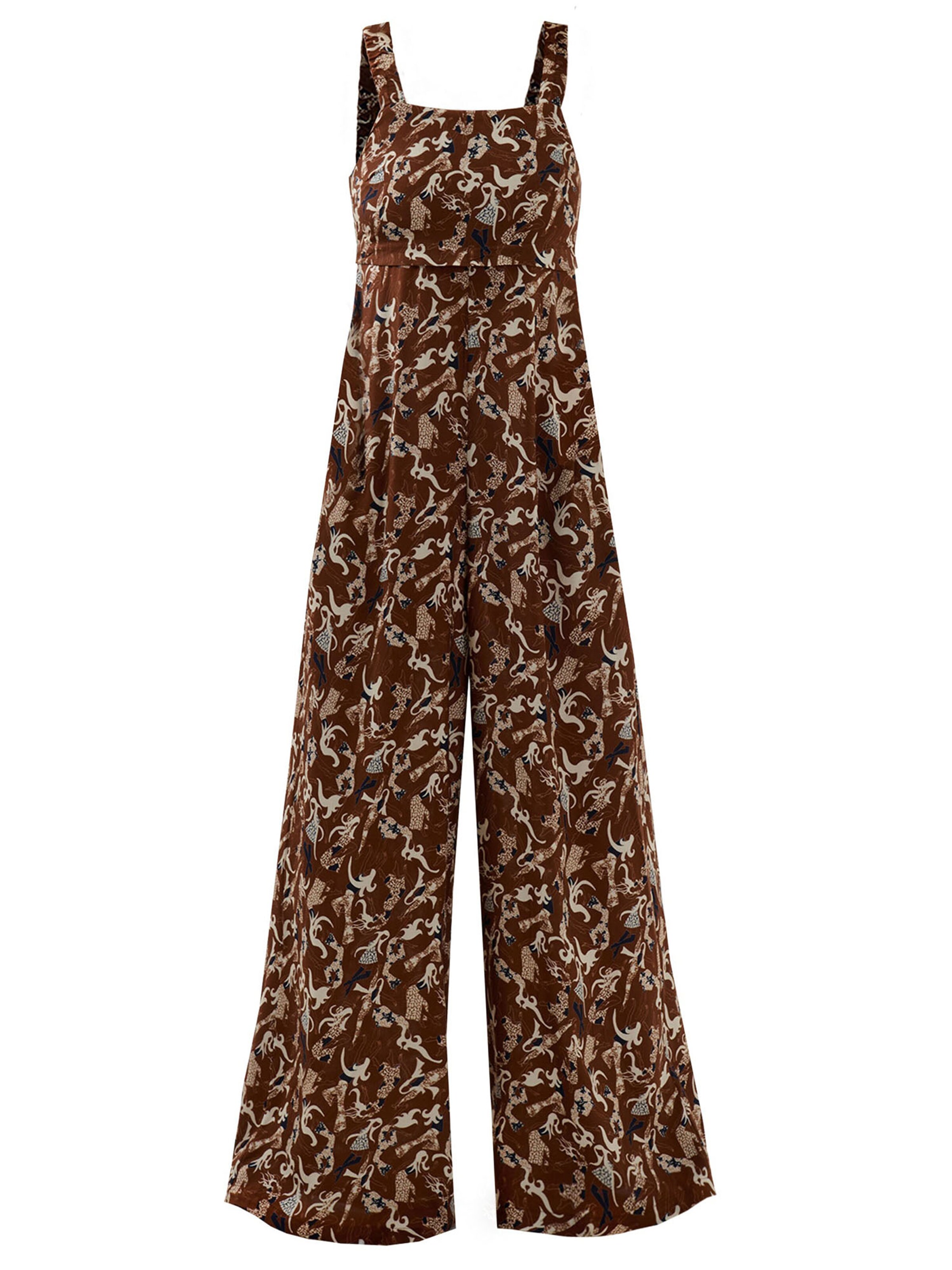 Anou Anou Jumpsuit in Brown: front
