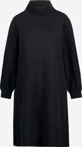 Ulla Popken Knitted dress in Black: front