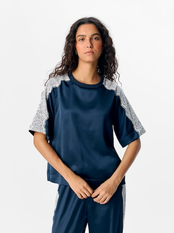 OBJECT Blouse 'OBJRandi' in Blauw: voorkant