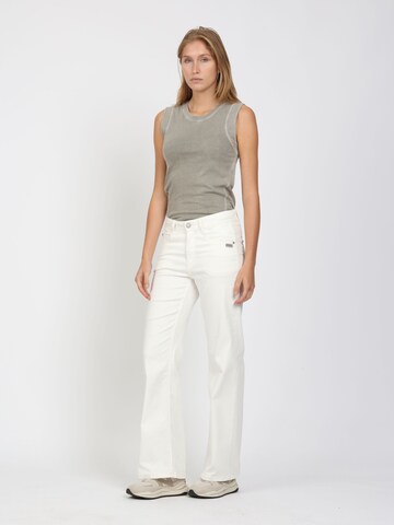Regular Jean '94AMELIE WIDE' Gang en blanc