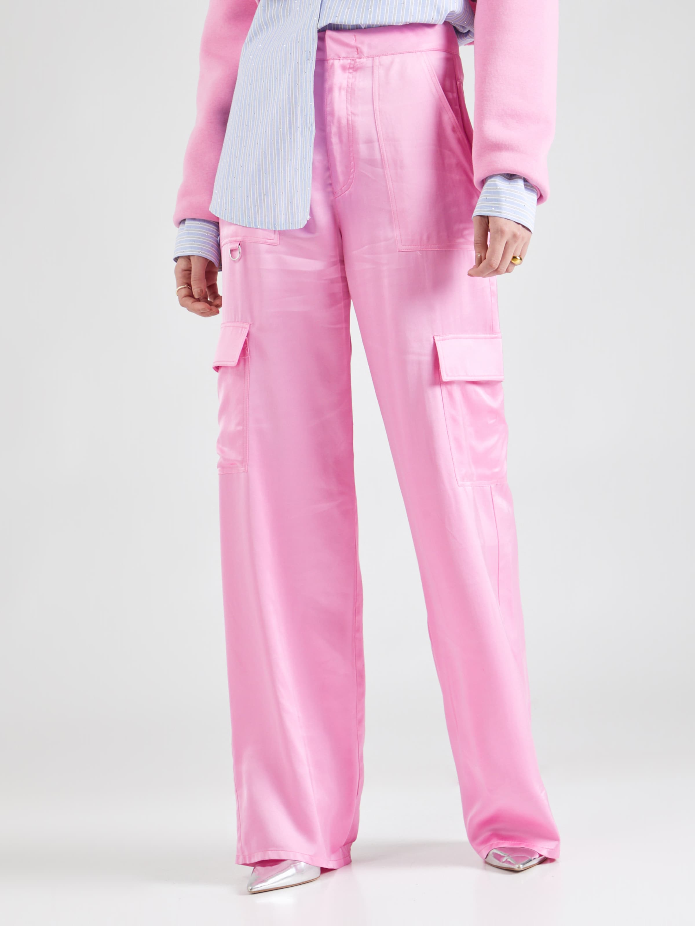パンツ Chiara Ferragni Dark pink cotton joggers chiara-ferragni-Pink-